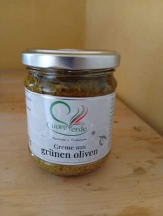Creme aus Grünen Oliven